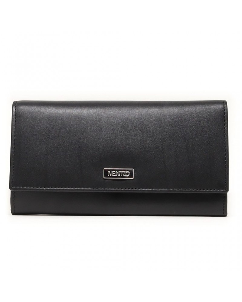 Leather Wallet MENTZO L310 BLACK RFID ATHENA Leather Wallet MENTZO L310 BLACK RFID ATHENA