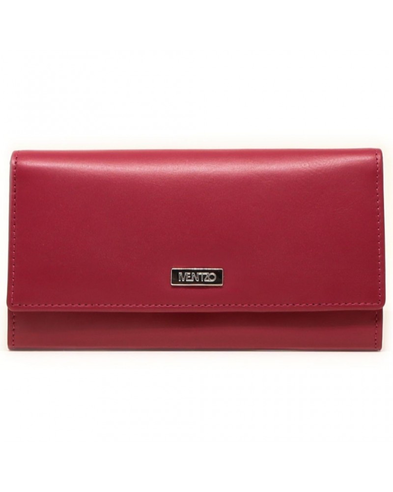 Leather Wallet MENTZO L310 BORDEAUX RFID ATHENA