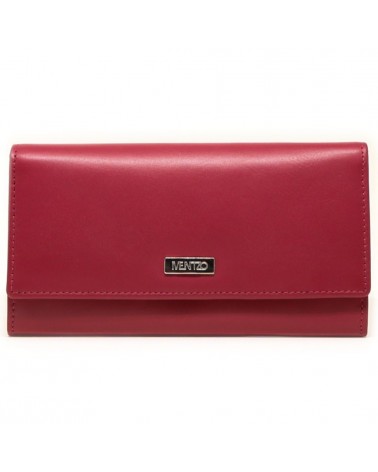 Leather Wallet MENTZO L310 BORDEAUX RFID ATHENA