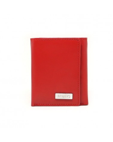 Leather Wallet MENTZO L301 RED RFID IRIS