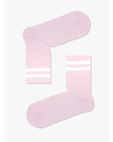 AXIDsocks Κάλτσα με Σχέδια White Stripes Pink