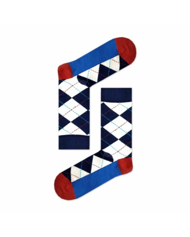 AXIDsocks Κάλτσα με Σχέδια Geometric Multicolor White