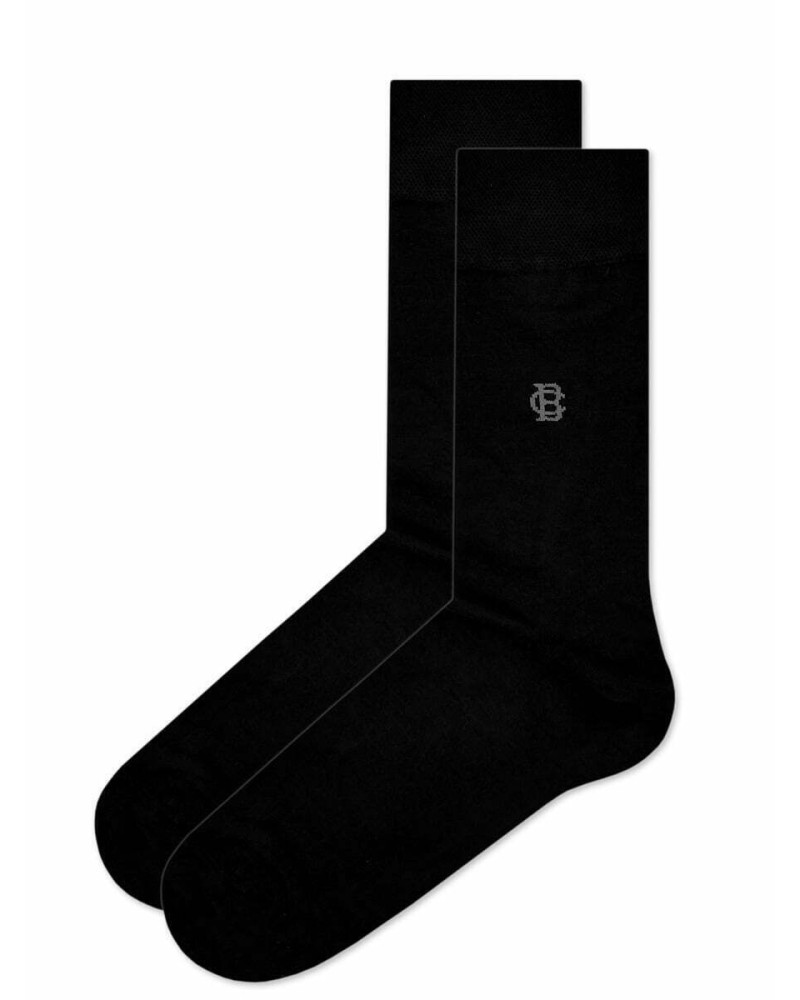LIVONI Men's Socks Bamboo Black