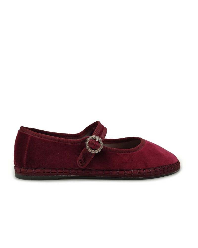 IBIZA'S Mary Jane Ballerina Granate