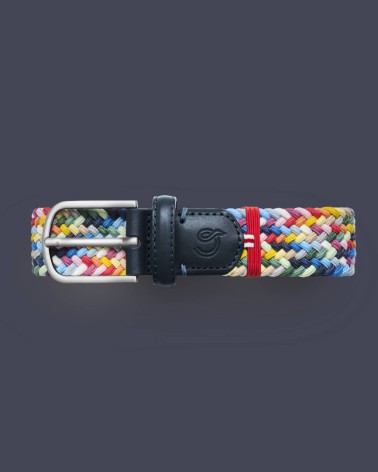 La Boucle San Francisco Κnitted Belt Multi Rainbow B17-170050