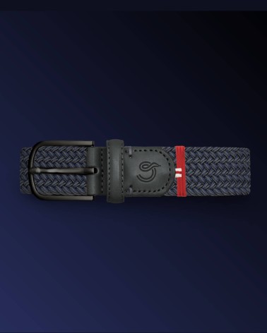 La Boucle Little Italy πλεκτή ζώνη Duo Navy B23-230195