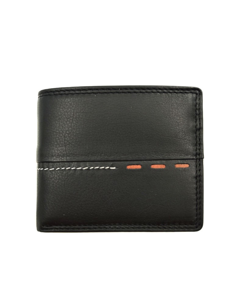 Leather Wallet FOREST 927 Black/Taupe Leather Wallet FOREST 927 Black/Taupe