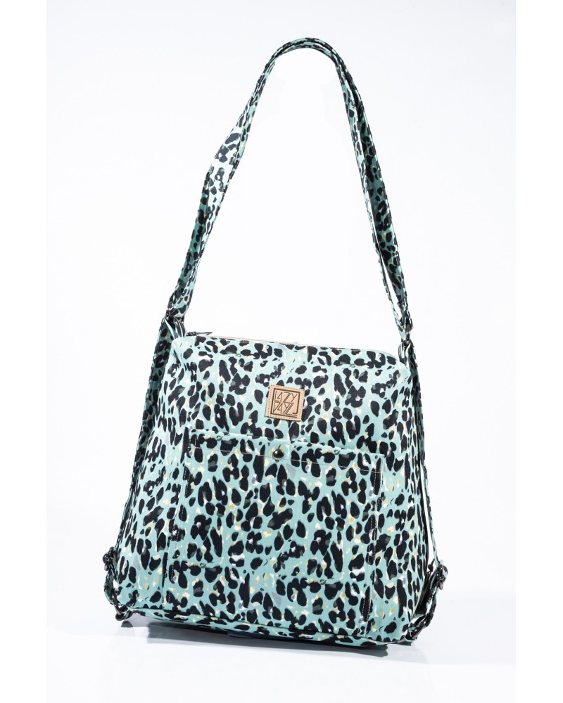 LAZYDAYZ Τσάντα Ώμου/Πλάτης S25BT03 Λεοπάρ Mint