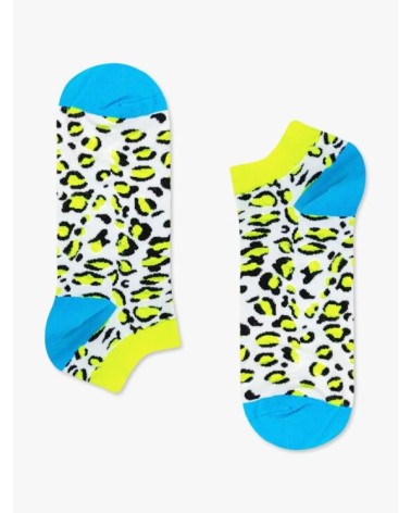 AXIDsocks Κάλτσα με σχέδια Animal Print Leopard Γαλάζιο