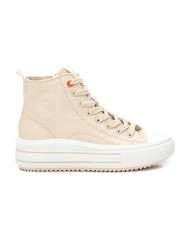 REFRESH Πάνινα Sneakers Μποτάκια 172722 Beige