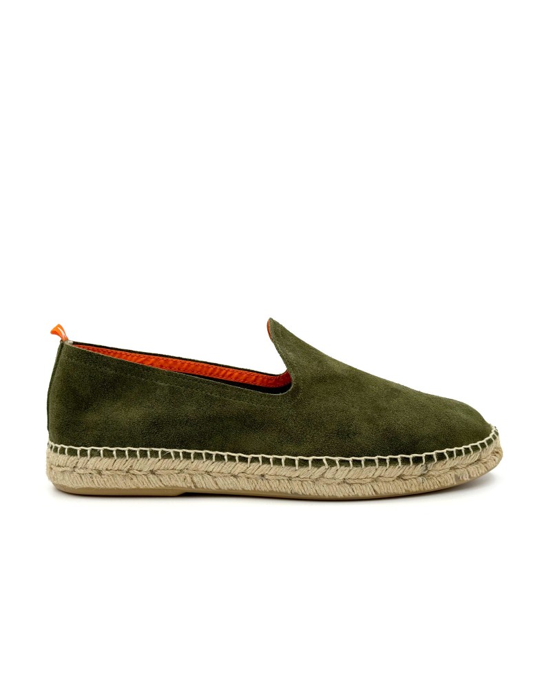 ABARCA CAMPING Leather Musgo