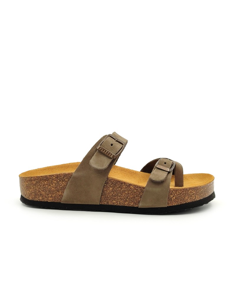PLAKTON 341032 Nobuck Kaki