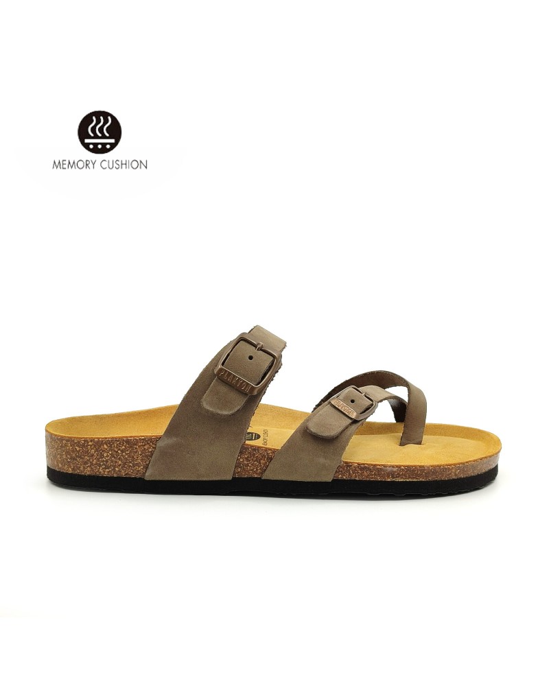PLAKTON 181032 Nobuck Kaki
