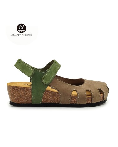 PLAKTON 826140 Nobuck Kaki/Oliva