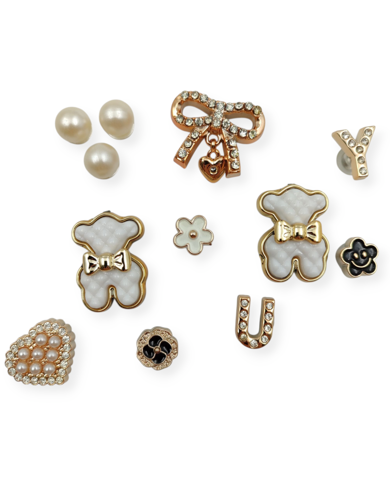 Διακοσμητικά Pins για Clogs Σετ 02 Bear