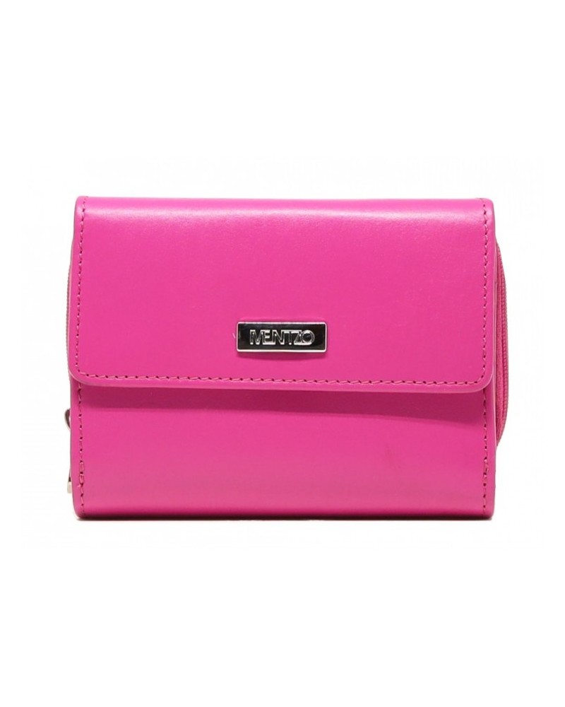 Leather Wallet MENTZO L201 FUXIA RFID CALYPSO