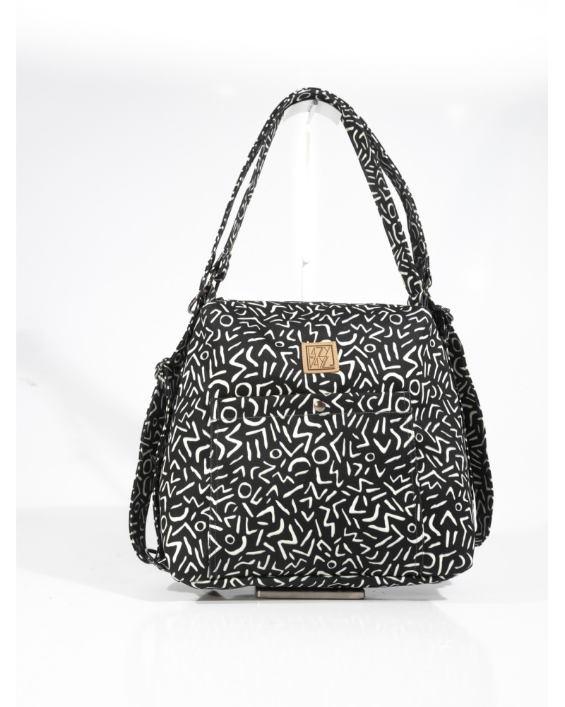 LAZY DAYZ Shoulder Bag/Backpack FW26BT02 Black