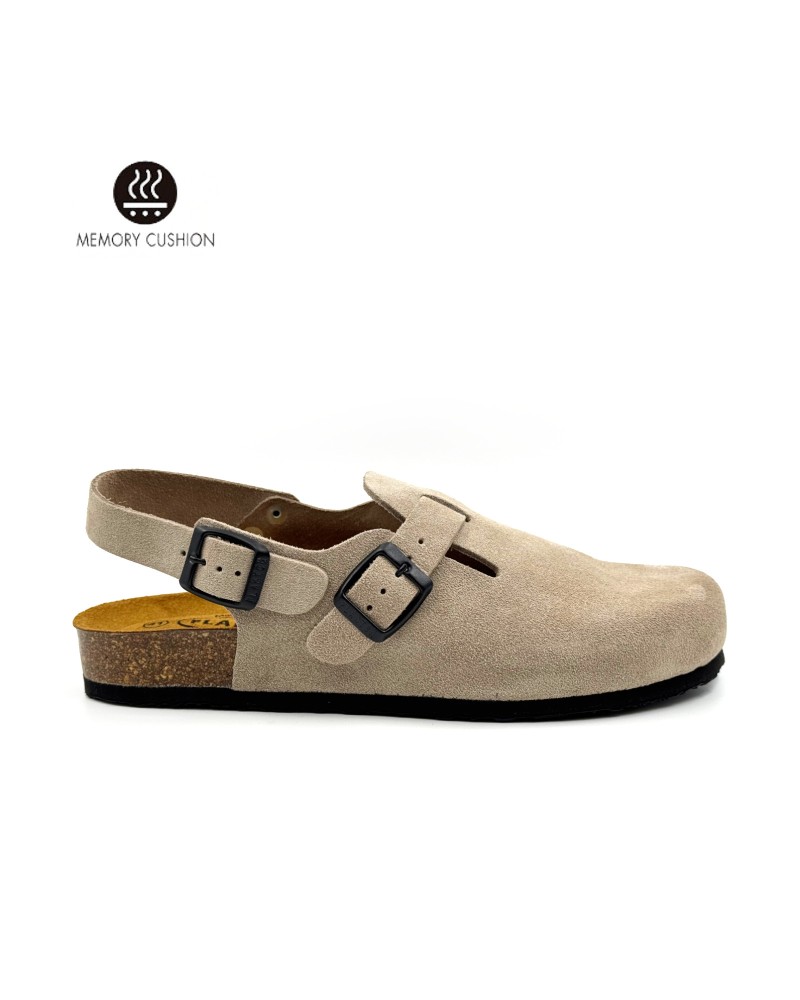 PLAKTON 171546 Afelpado Grueso Δέρμα Piedra