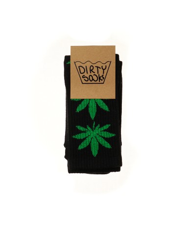 Dirty Socks Unisex Socks Black Cannabis