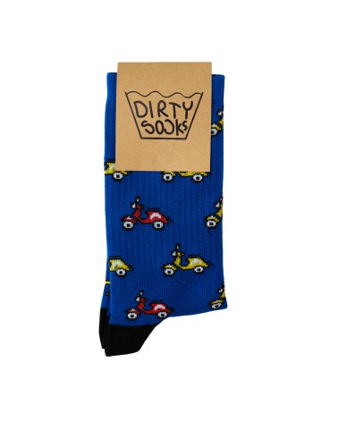 Dirty Socks Unisex Socks Blue Vespa
