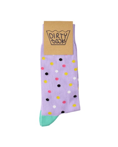 Dirty Socks Unisex Socks Lilac Dots