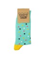 Dirty Socks Turquoise_Dots