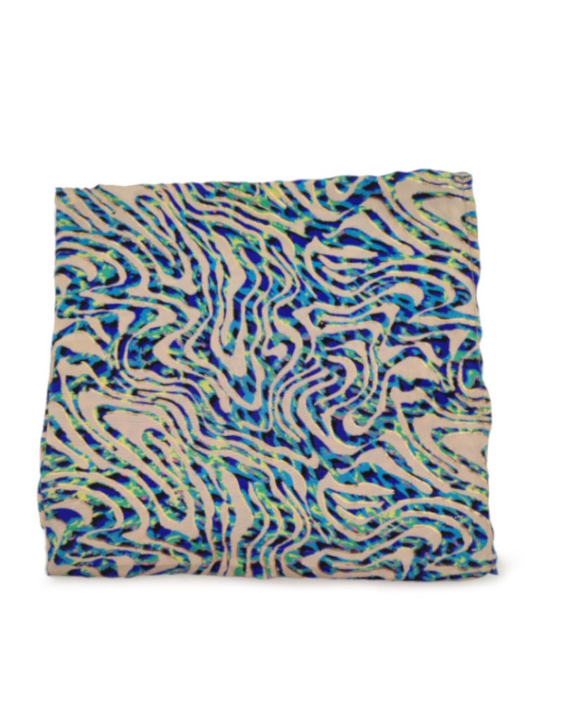 Φουλάρι Μεταξωτό SC09 Εμπριμέ Κυματιστό