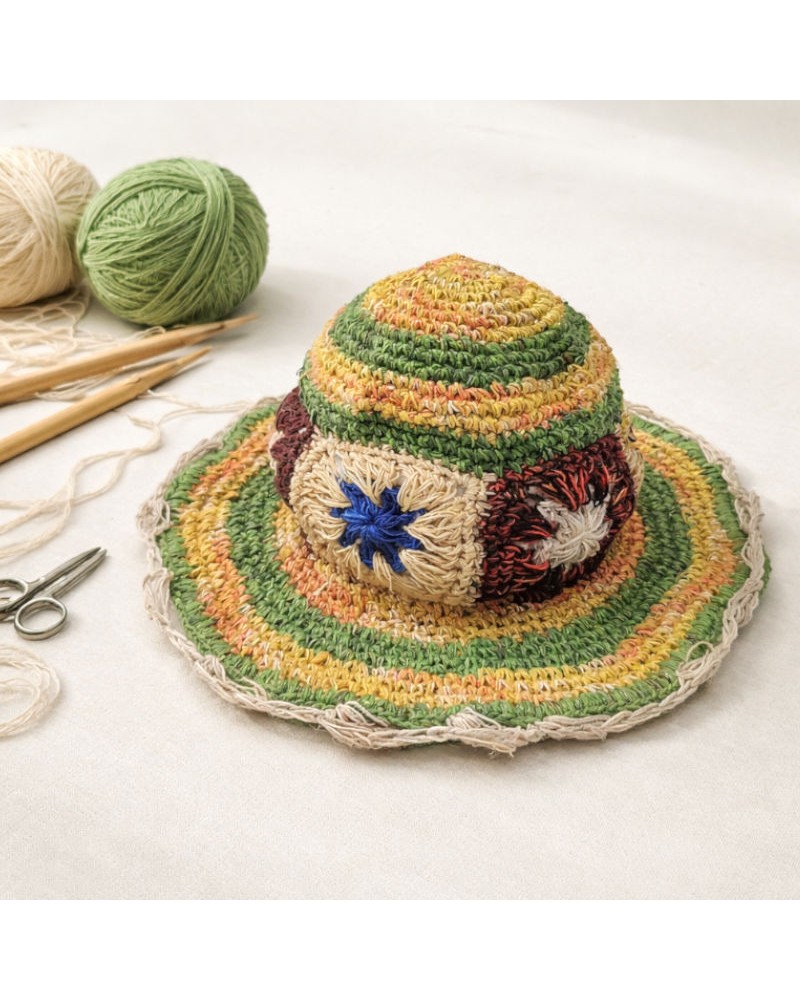 Καπέλο Πλεκτό KN 01 Πολύχρωμο Μοτίβο