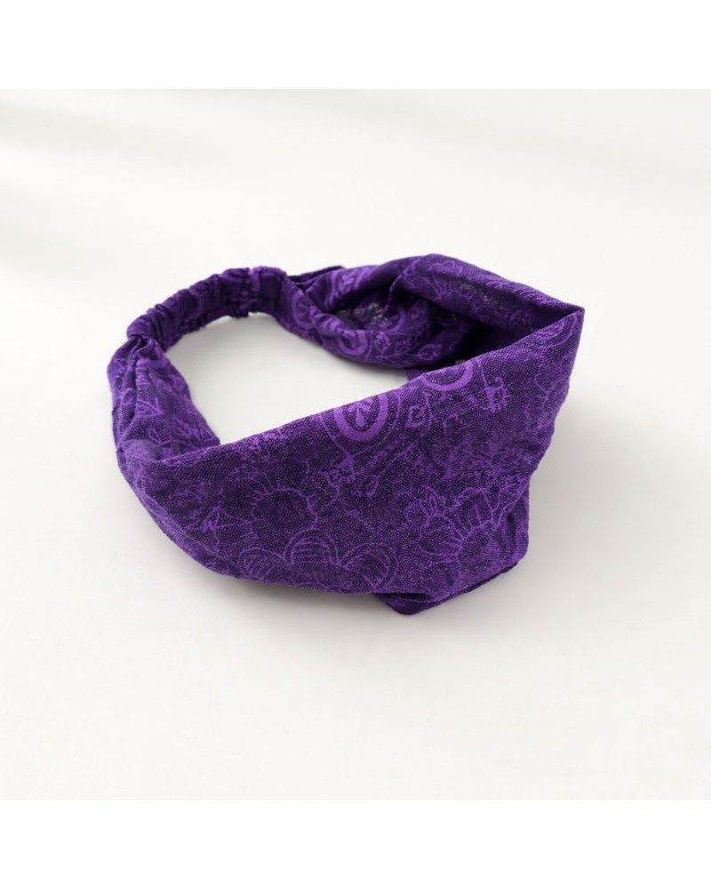 Κορδέλα Βαμβακερή BA 03 Εμπριμέ Μωβ