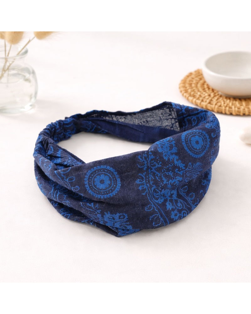 Κορδέλα Βαμβακερή BA 05 Εμπριμέ Μπλε