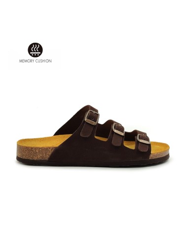 PLAKTON 186456 Nobuck Marron