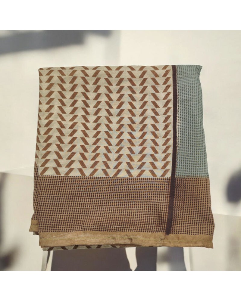 Silk Saree SR04 Vintage Beige