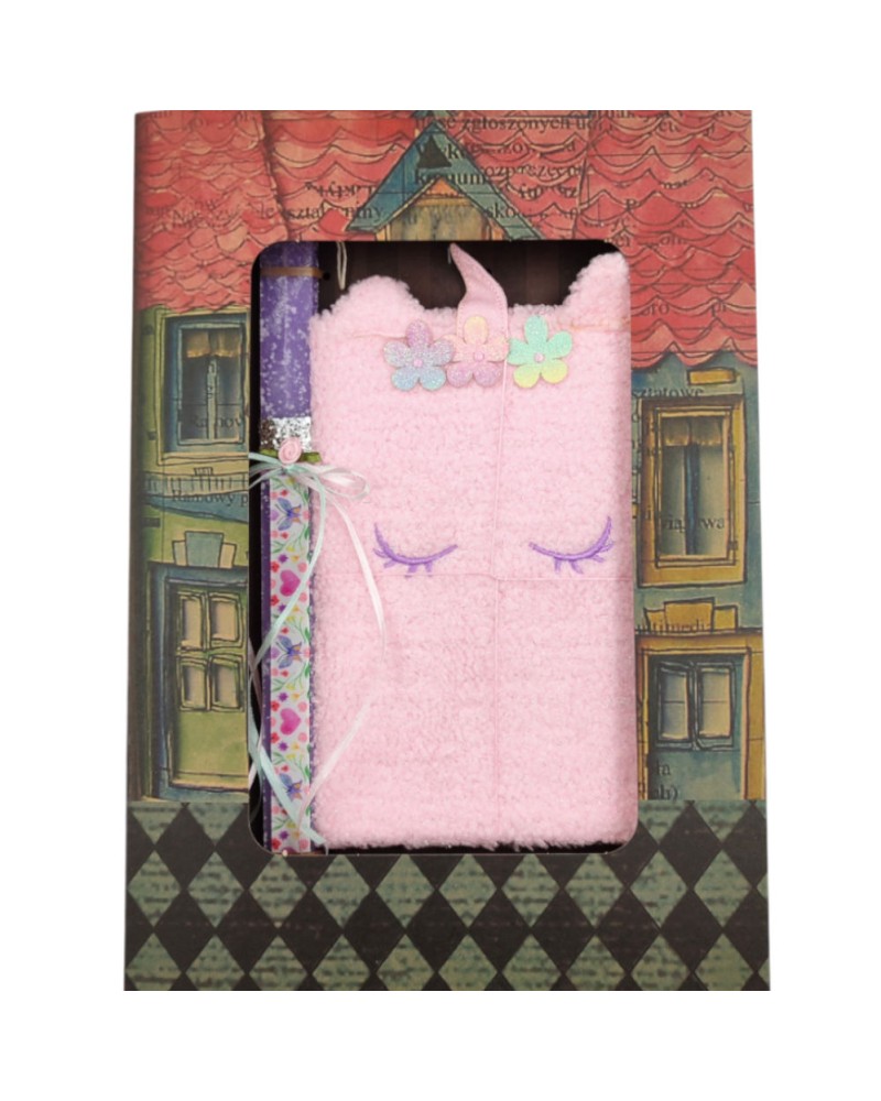 Λαμπάδα 30εκ. Τετράδιο λούτρινο - Μονόκερος