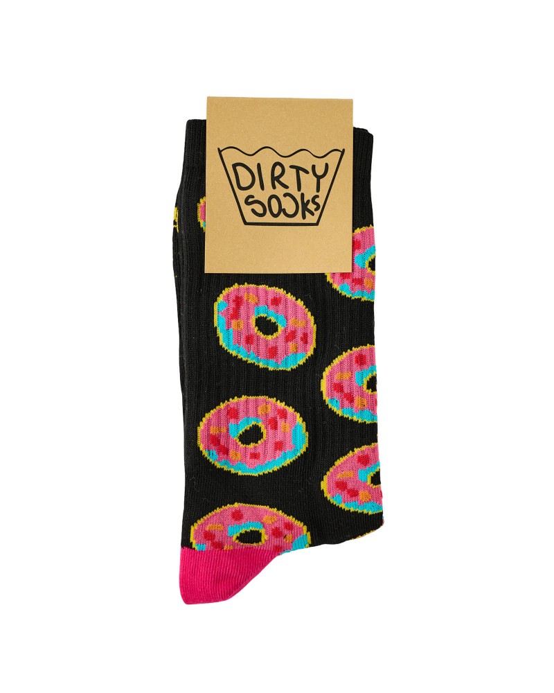 Dirty Socks Κάλτσα με σχέδια Donuts Black
