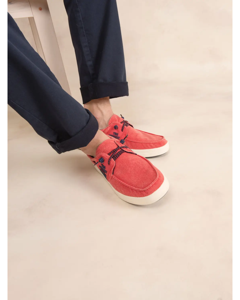 TBS Geobat Κόκκινο-Μπλε Boat Shoes
