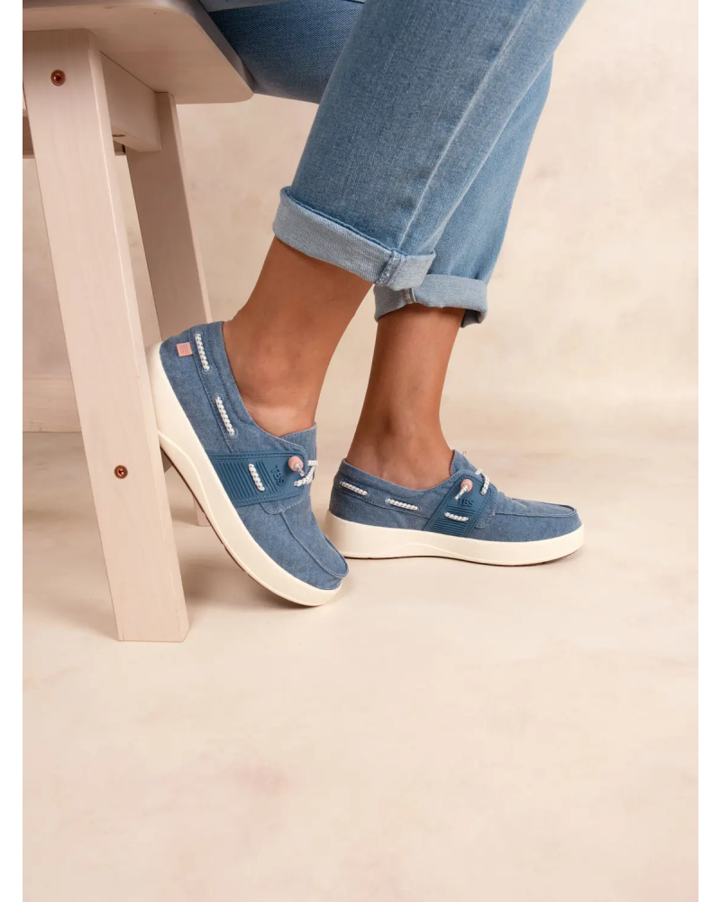 TBS Geoflot Μπλε Boat Shoes