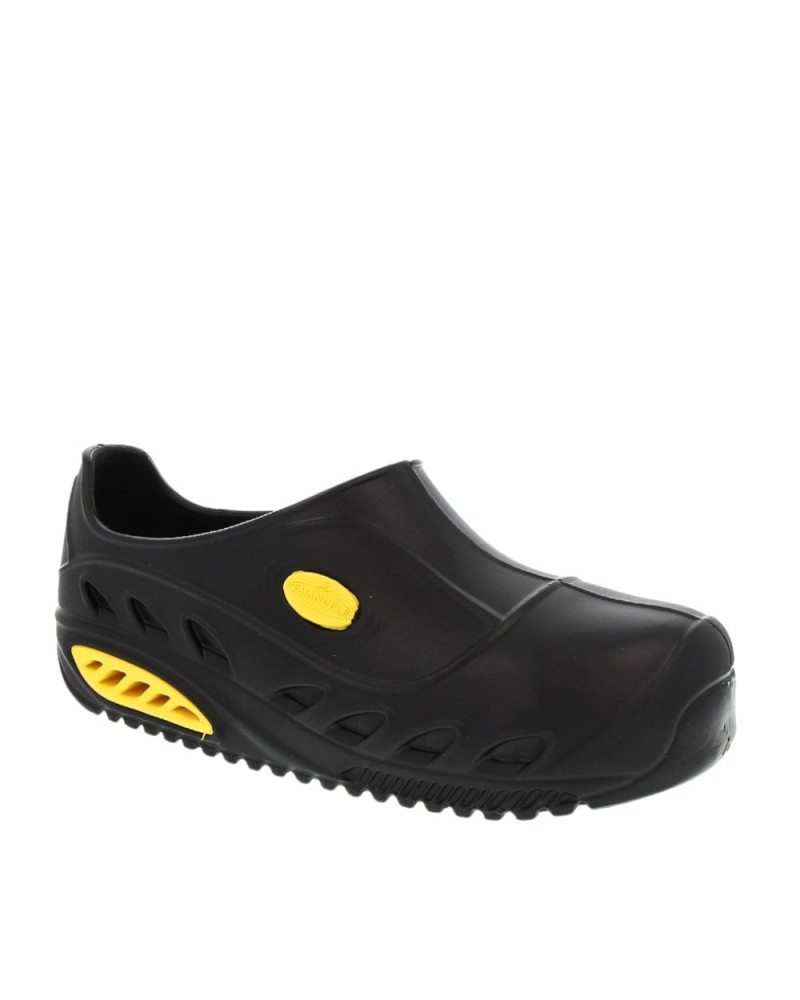 EMANUELE AWP Safety Anti-slip Clog Black