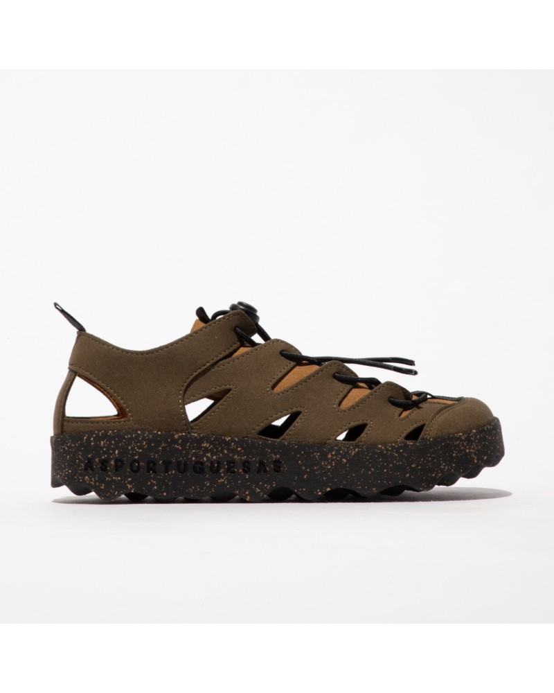ASPORTUGUESAS Cure2 Eco Suede Militar/Tan