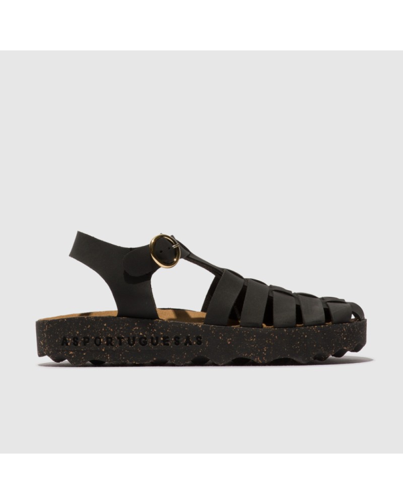 ASPORTUGUESAS Calix Eco Nobuck Black