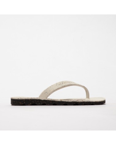 ASPORTUGUESAS Earth Flip-Flops Natural/Black