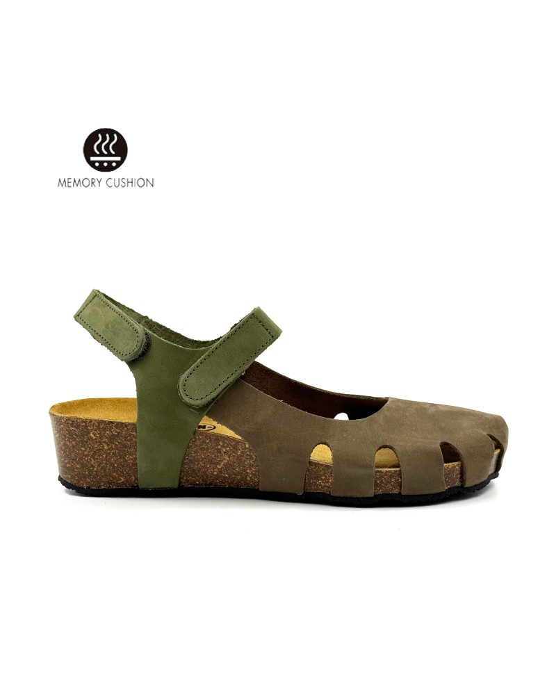 PLAKTON 416140 Nobuck Kaki/Oliva