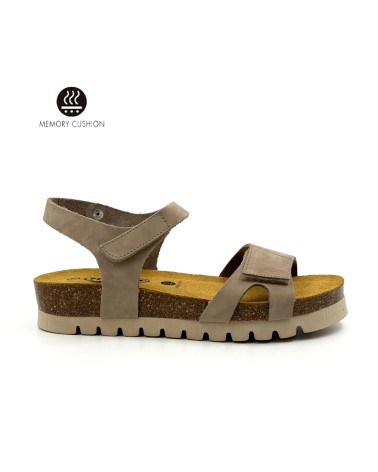 PLAKTON 356045-15 Nobuck Taupe